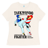 Bone taekwondo sport art Ladies Tee - artisFamous