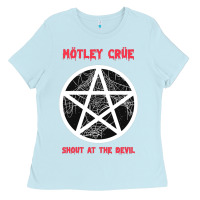 Baby Blue shout at the devil Ladies Tee - artisFamous