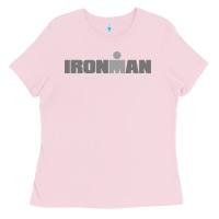 Bubblegum Pink Ironman Ladies Tee - artisFamous