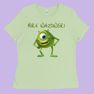 Mike Wazowski Ladies Tee Designed By Artisfamous