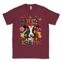 Burgundy just a heifer who loves christmas cow Classic Tee - CowGirlArtShop