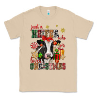 Mushroom just a heifer who loves christmas cow Classic Tee - CowGirlArtShop