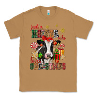 Toasted Coconut just a heifer who loves christmas cow Classic Tee - CowGirlArtShop