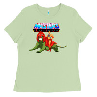 Matcha he man and battle cat Ladies Tee - artisFamous