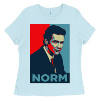 Baby Blue norm macdonald comedian Ladies Tee - artisFamous