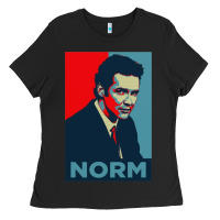 Black norm macdonald comedian Ladies Tee - artisFamous
