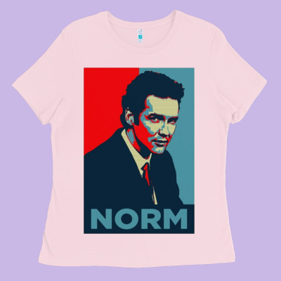 Norm Macdonald Comedian Ladies Tee Designed By Artisfamous