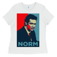 White norm macdonald comedian Ladies Tee - artisFamous