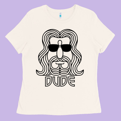 Dude The Big Lebowski Ladies Tee Designed By Artisfamous