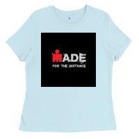 Baby Blue ironman triatlon Ladies Tee - artisFamous