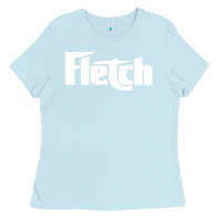 Baby Blue fletch Ladies Tee - artisFamous
