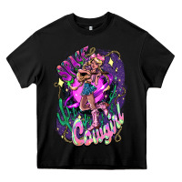 Black Space cowgirl Heavy Core Tee - HowdyJamesFarm