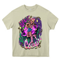 Mossy Space cowgirl Heavy Core Tee - HowdyJamesFarm