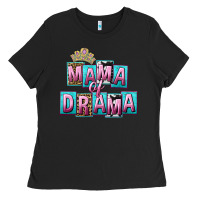 Black Mama of Drama Mother's Day Ladies Tee - CowGirlArtShop