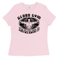 Bubblegum Pink globo gym Ladies Tee - artisFamous