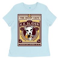 Baby Blue the roost cafe Ladies Tee - artisFamous