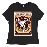 Black the roost cafe Ladies Tee - artisFamous