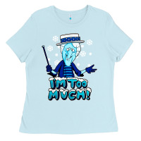 Baby Blue snow miser Ladies Tee - artisFamous
