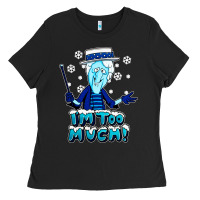 Black snow miser Ladies Tee - artisFamous