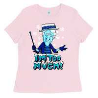 Bubblegum Pink snow miser Ladies Tee - artisFamous