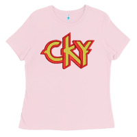 Bubblegum Pink cky Ladies Tee - artisFamous