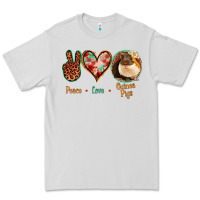 Dove Grey Peace Love Guinea Pigs Premium Tee - Jasminsmagicworld