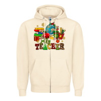 Sandshell christmas jolly teachers Zipper Hoodie - AdoDesignShop