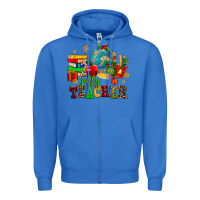 True Royal christmas jolly teachers Zipper Hoodie - AdoDesignShop