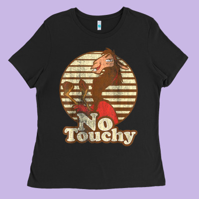 Emperor’s New Groove Kuzco Llama No Touchy Ladies Tee Designed By Artisfamous