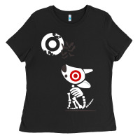 Black target team member halloween Ladies Tee - artisFamous