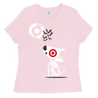 Bubblegum Pink target team member halloween Ladies Tee - artisFamous