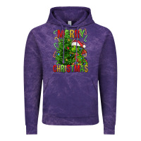Cloud Purple merry christmas dragon Vintage Hoodie - FaDigitalArtStudio