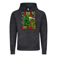 Vintage Black merry christmas dragon Vintage Hoodie - FaDigitalArtStudio