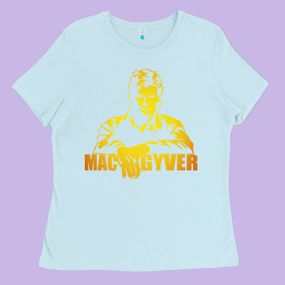 Macgyver Actor Movie Ladies Tee Designed By Artisfamous