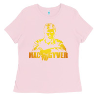 Bubblegum Pink macgyver actor movie Ladies Tee - artisFamous