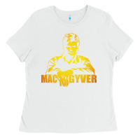 White macgyver actor movie Ladies Tee - artisFamous