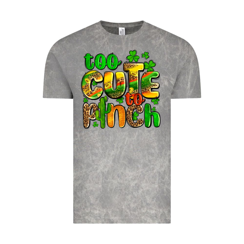 St. Patrick's Too Cute To Pinch Vintage Tee by OliviaCreatesArt | Teevron