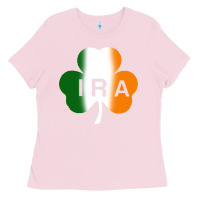 Bubblegum Pink ira irish lucky shamrock Ladies Tee - artisFamous