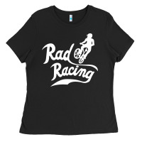 Black rad racing cycle classic Ladies Tee - artisFamous
