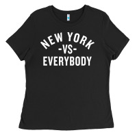 Black new york vs everybody Ladies Tee - artisFamous