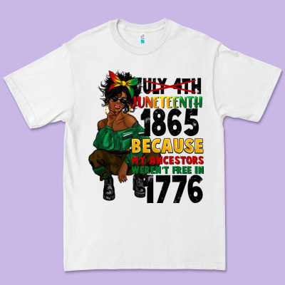 Juneteenth 1865 Because My Ancestors Premium Tee Designed By Cowgirlartshop