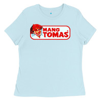 Baby Blue mang tomas filiipino Ladies Tee - artisFamous