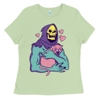 Matcha skeletor's hug cat Ladies Tee - artisFamous