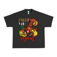 Pigment Black Pinch peel eat repeat crawfish Urban Heavy Tee - FaDigitalArtStudio