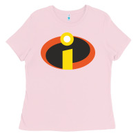 Bubblegum Pink incredibles crop top Ladies Tee - artisFamous