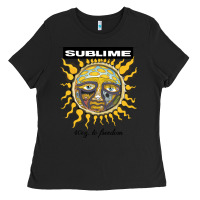 Black sunflower sublime 40oz to freedom toddler Ladies Tee - artisFamous