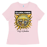 Bubblegum Pink sunflower sublime 40oz to freedom toddler Ladies Tee - artisFamous