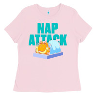 Bubblegum Pink nap attack Ladies Tee - artisFamous