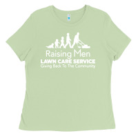 Matcha raising men lawn care Ladies Tee - artisFamous