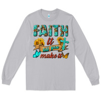 Moon Dust Faith It Till You Make It Long Sleeve Tee - BundleAndBundleShop